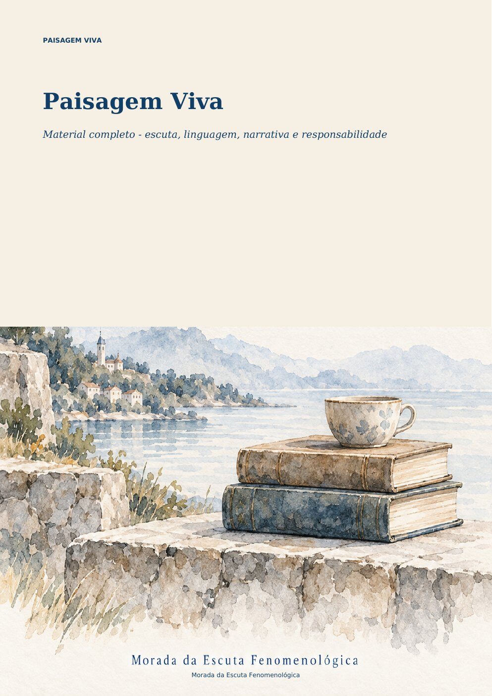 Capa ou exemplos de Paisagem Viva